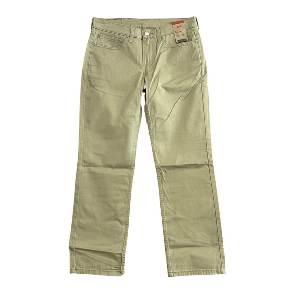 NEW Levi's 514 Men's 30x30 Straight Twill Pants Khaki Stretch - Picture 3 of 8